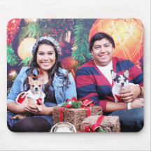 Christmas - Chihuahua - Moo Moo and Ginger Mouse Pad