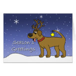 Christmas Chocolate Lab Christmas Card