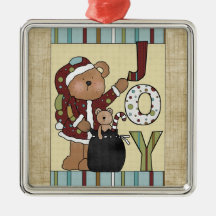 Christmas Collection Bear Joy Christmas Ornaments