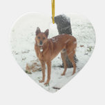 Christmas Collection Pet Photo Heart Ornaments
