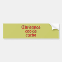 Christmas cookie cache auto aufkleber