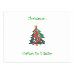 Christmas...Crafters Do It Better Postcard