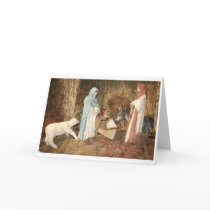 Christmas crib cards
