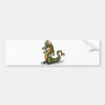 Christmas Crocodile Bumper Stickers