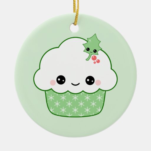 Christmas Cupcake Christmas Ornaments