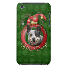 Christmas - Deck the Halls - Cattle Dogs Barely There iPod Case