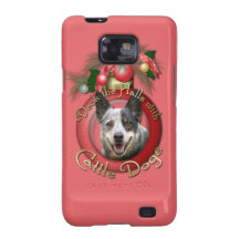 Christmas - Deck the Halls - Cattle Dogs Galaxy S2 Case
