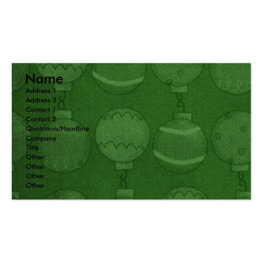 Christmas - Deck the Halls - Goldendoodles Business Card