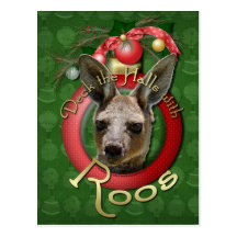 Christmas - Deck the Halls - Roos Postcards