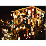 Christmas Decoration On One House Photo Cutout
