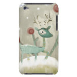 Christmas Deer Snowing Barely There iPod Case