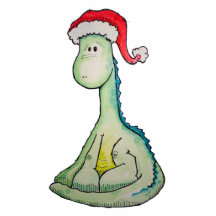 Christmas Dinosaur Acrylic Cut Outs