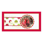 Christmas Dots Photo Cards