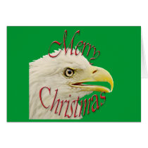 Christmas Eagle Greeting Card cards