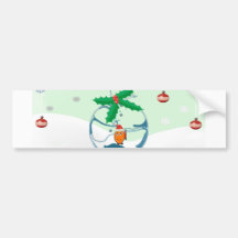 Christmas Fish Bumper Stickers
