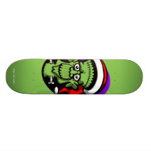 Christmas Frankenstein Skate Board Deck