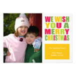 Christmas Fun Christmas Card (Gold) Personalised Invites