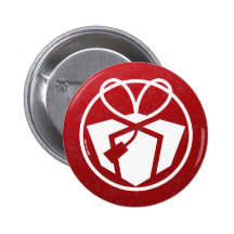 Christmas Gift Avatar Pinback Button