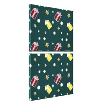 Christmas Gifts Stretched Canvas Print