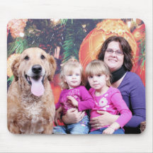 Christmas - Golden Retriever - Wrigley Mousepad