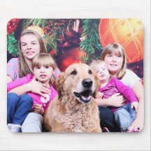 Christmas - Golden Retriever - Wrigley Mousepads