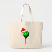 Christmas golf canvas bag