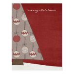 christmas greeting postcard