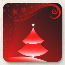 Christmas Holiday Cork Coaster