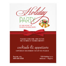 Christmas Holiday Party Stylish Invitations