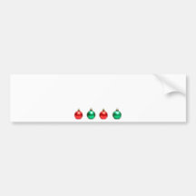 cHRISTMAS hOLIDAY pRODUCTS AND oRNAMENTS Bumper Stickers
