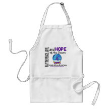 Christmas Holiday Snow Globe 1 Alzheimer's Disease Aprons