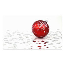 Christmas Holiday Stars Business Card Templates