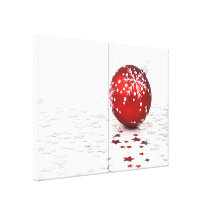 Christmas Holiday Stars Canvas Print