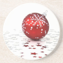 Christmas Holiday Stars Coasters