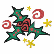 Christmas Holly Embroidered Shirt