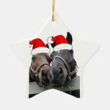 Christmas Horses Christmas Tree Ornament