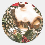 Christmas House Ornament Stickers