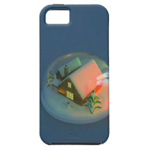 Christmas House snow globe iPhone 5 Covers