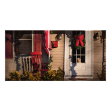 Christmas - How much is that doggy in the window Personalized Photo Card