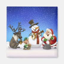 Christmas Jug Band Magnet