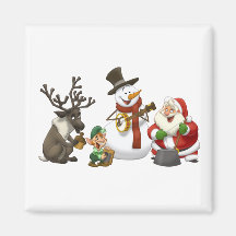 Christmas Jug Band Magnet