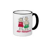 Christmas Just Married Coffee Mugs