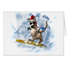 Christmas Kangaroo Greeting Cards