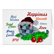 Christmas Kitten Cards