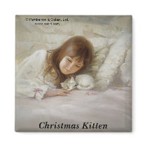 Christmas Kitten magnets