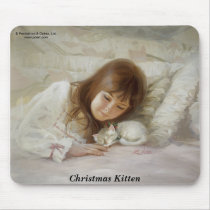 Christmas Kitten mousepads