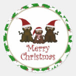 Christmas Kitties Stickers