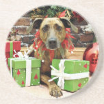 Christmas - Labrador X - Guiness Beverage Coasters