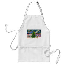 Christmas Magic Glen of Imaal Terrier Apron