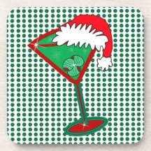 Christmas Martini Coasters